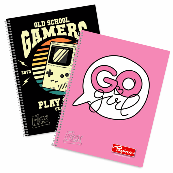Cuaderno Papiros Flex con Espiral 96 hojas