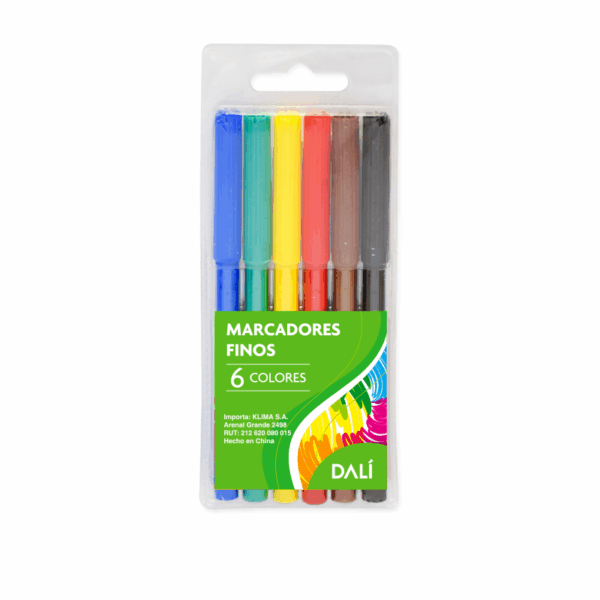Marcadores Finos x6 DALI