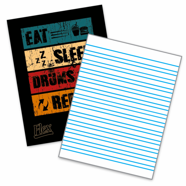 Cuaderno Papiros Flex Doble Raya 48 hojas