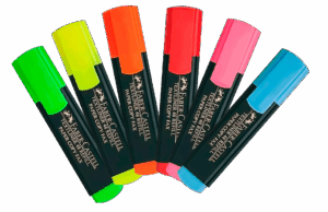 Destacador Fluo Faber-Castell
