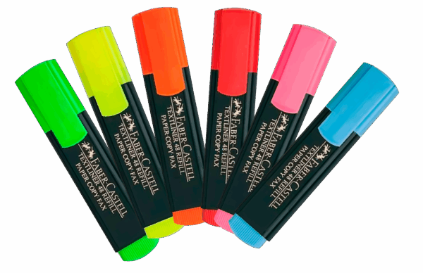 Destacador Fluo Faber-Castell