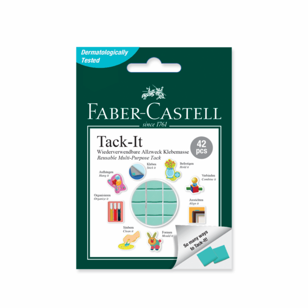 Tack It Verde 30g 42pcs Faber-Castell