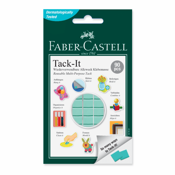 Tack It Verde 50g 90pcs Faber-Castell