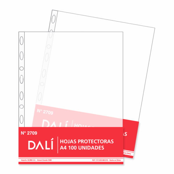 Hojas Protectoras A4 x100 DALI
