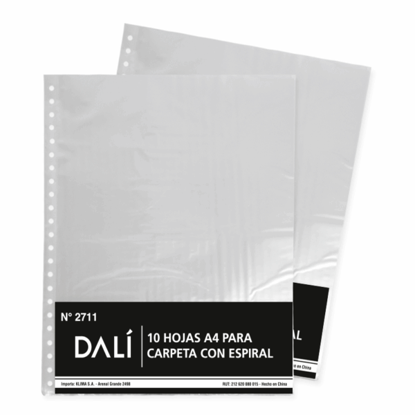Repuesto A4 para Carpeta Espiral DALI