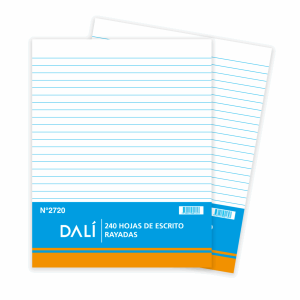 Hojas de Escrito x240 hojas DALI