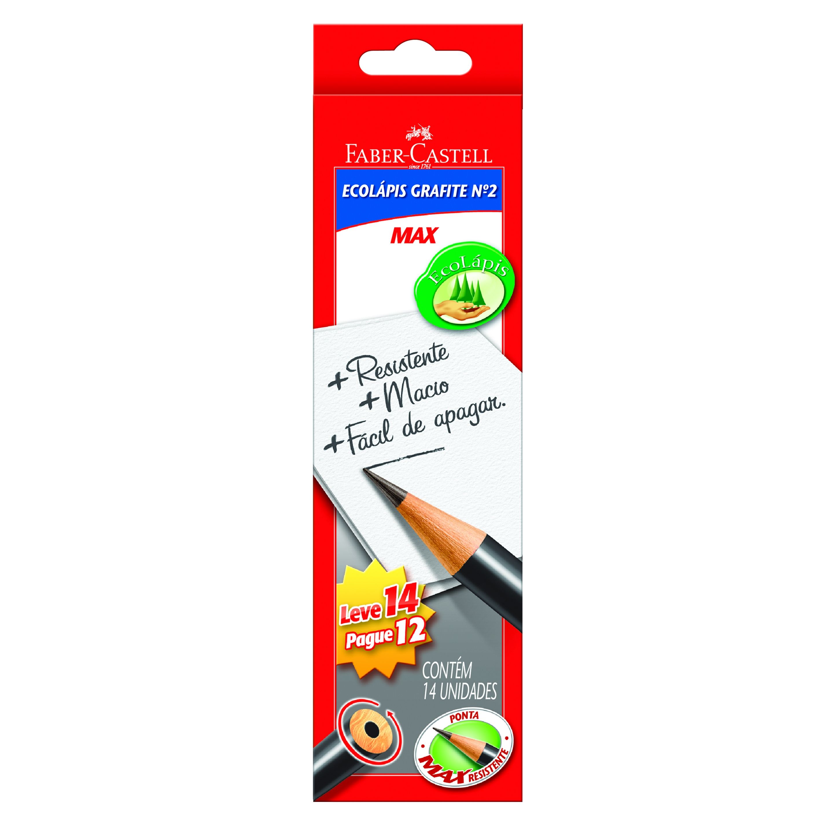 Lapiz de Escribir 1205MAX x14 Faber-Castell