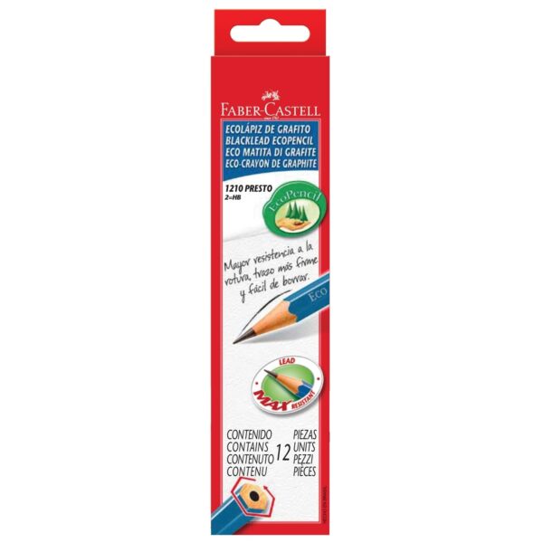 Lapiz de Escribir 1210PRESTO x12 Faber-Castell